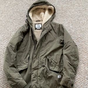Quicksilver Men’s Sherpa Lined Winter Jacket